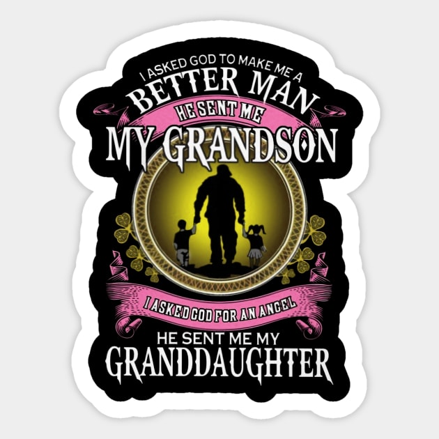 He Sent Me My Grandson Sticker by irieana cabanbrbe